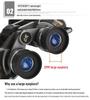 Begos 10X50 HD Adult Binoculars: High Magnification, Low-Light Night Vision for Outdoor Use