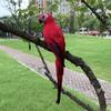 25/35cm Simulation Parrot Garden Decoration Creative Lawn Figurine Ornament Animal Bird Outdoor Garden Party Prop Decoration