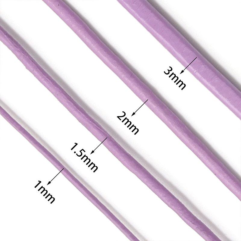 10 Yard Genuine Leather Cord Dia 1.5mm Colored Round Leather Rope For DIY Handmade Leather Craft Materials Jewelry Accessories