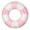 Striped Pink Float Ring for Kids and Adults, Size 100, Perfect for the Beach, Pool, Summer Vacation, Stylish, and Cute