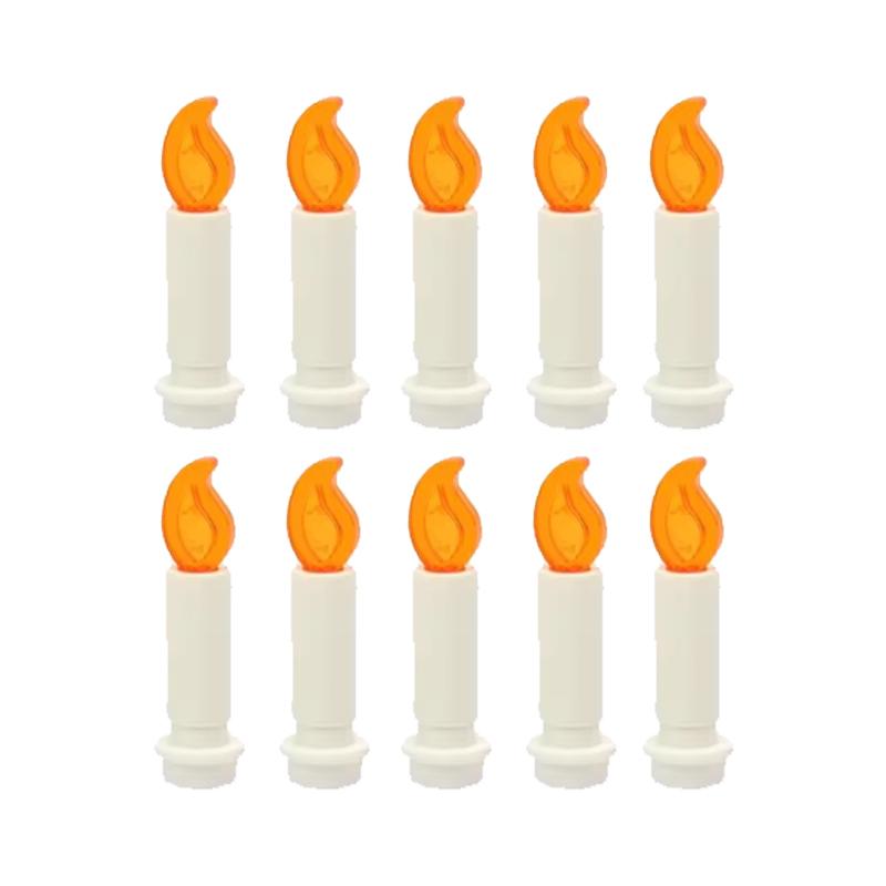 Halloween Scene Building Blocks MOC Cemetery Tombstone Mouse Pumpkin Car Vampire Throne Fireplace Bat Light Candle Toy Gift A040