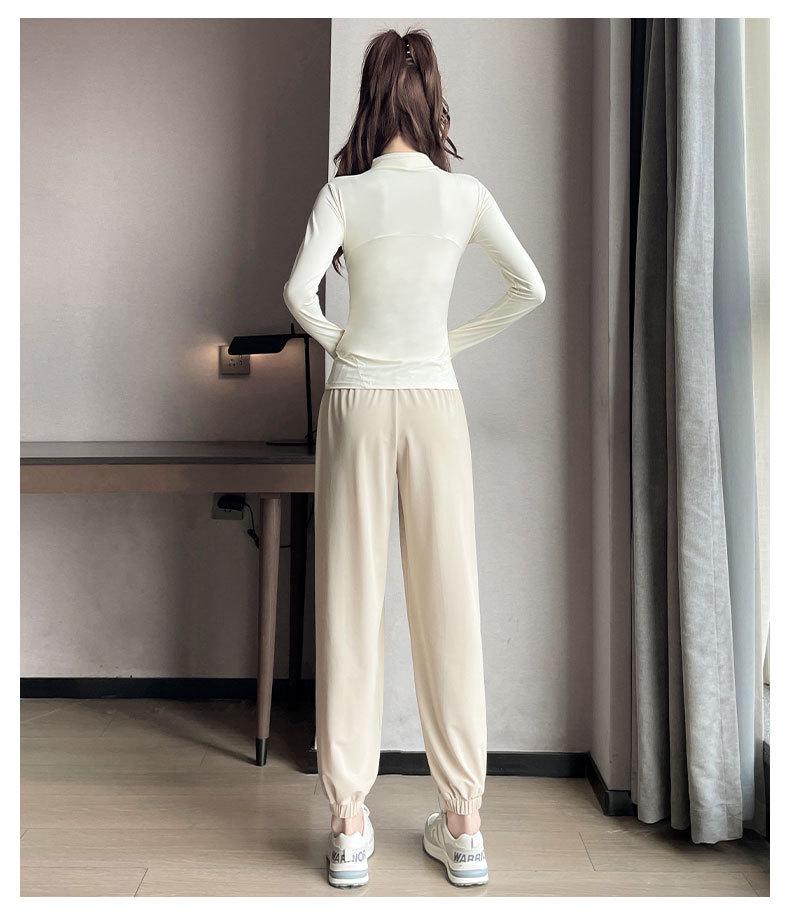 Women's Quick-Dry Sunscreen Running Set 2024: Summer Yoga & Fitness Outfit