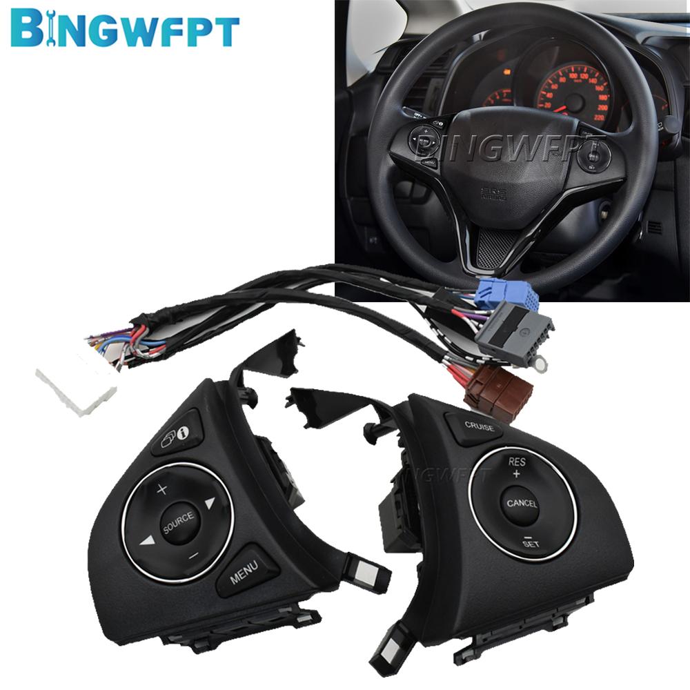 Cruise Control Button For Honda Fit 2015 2016 2017 2018 Steering Wheel Control Switch Buttons Audio Radio Remote Aset
