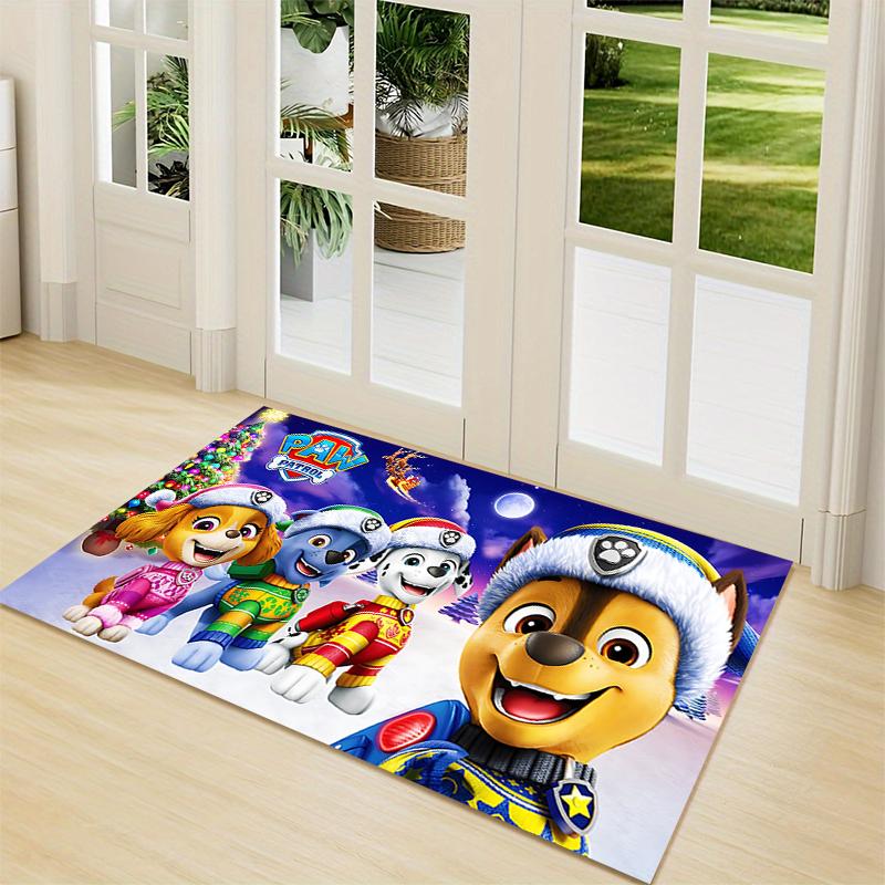 1Pc Paw Patrol Heroes Carpet Rug Soft Washable Antislip Home Living Room Sofa Mats Personalized Christmas Rug