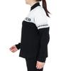 New Balance Golf Crew Neck Sweater Logo x Black 1 (Stretch, Jacquard) / Women's / 012-4270502 030_White [M]
