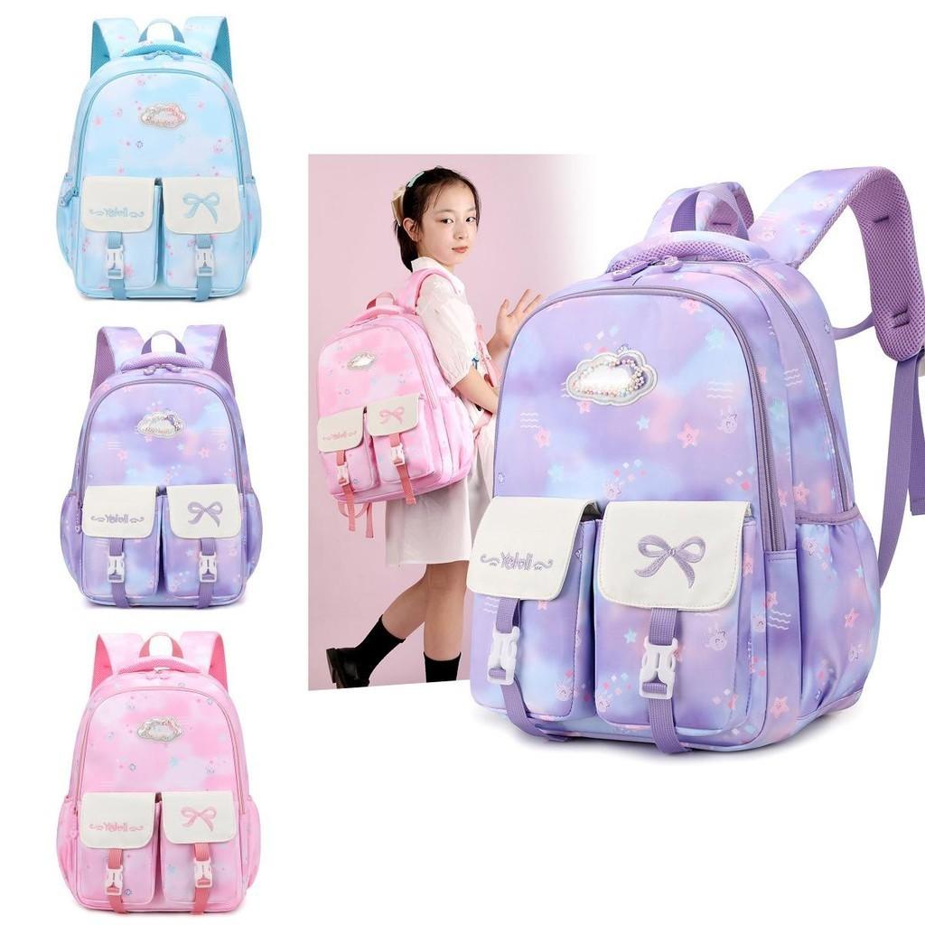 Trendy Nylon Lightweight Kids Backpack For Boys And Girls Grade 5-6 Cartoon Design