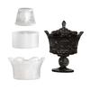 Silicone Vintage Crown Shape Crafting Mold for Candle Making and Jewelry Organizers Containers Easy Demolding Craft Set