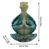 Yoga Meditation Turtle Art Decor Mini Meditation Desktop Ornament Buddha Statue Zen Turtle Garden Sculpture Decorative Piece