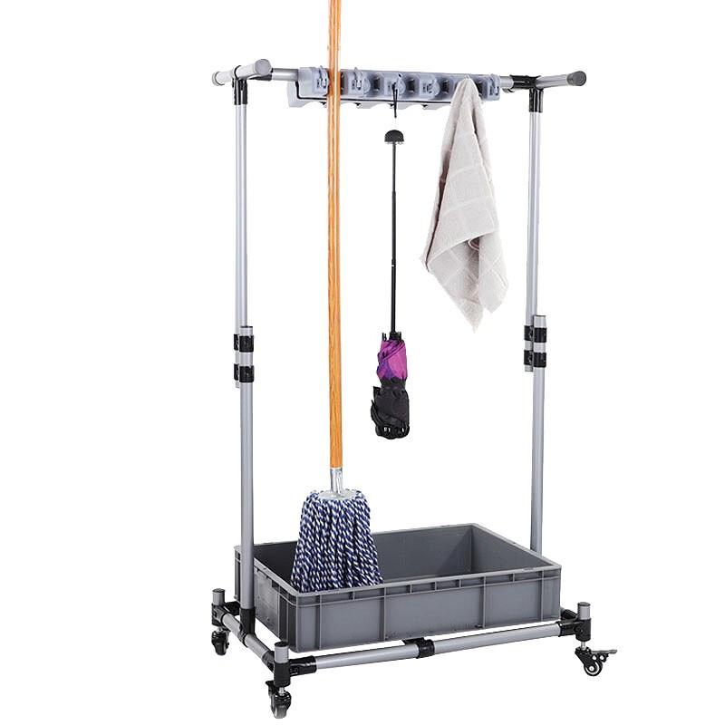 Hesdige Multi-functional Mobile Cleaning Tool Rack