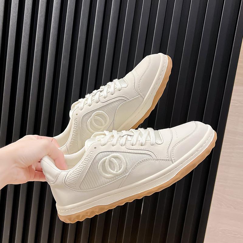 

Little white shoes women s new leather breathable versatile board shoes color matching running casual sports shoes tide 35