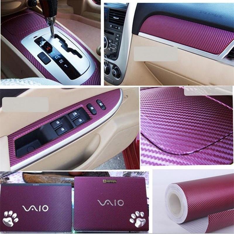 Mode Carbon Fiber Vinyl Film Motorrad Carbon Fiber Car Wrap Blatt Rolle Film Aufkleber Aufkleber