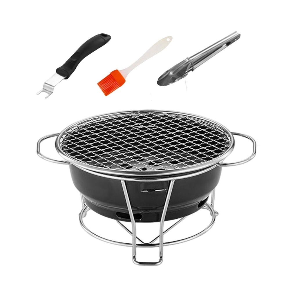 Camping Stove Stand Roast Meat Grill Portable Barbecue Multifunctional Home Cooking for