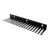 Wall Mountable Cable Hanger 14/19 Slots Metal Cable Holder Black Cord Rack Organizer Width from 5.5 To 9.5mm for Cord Management Studio Storage