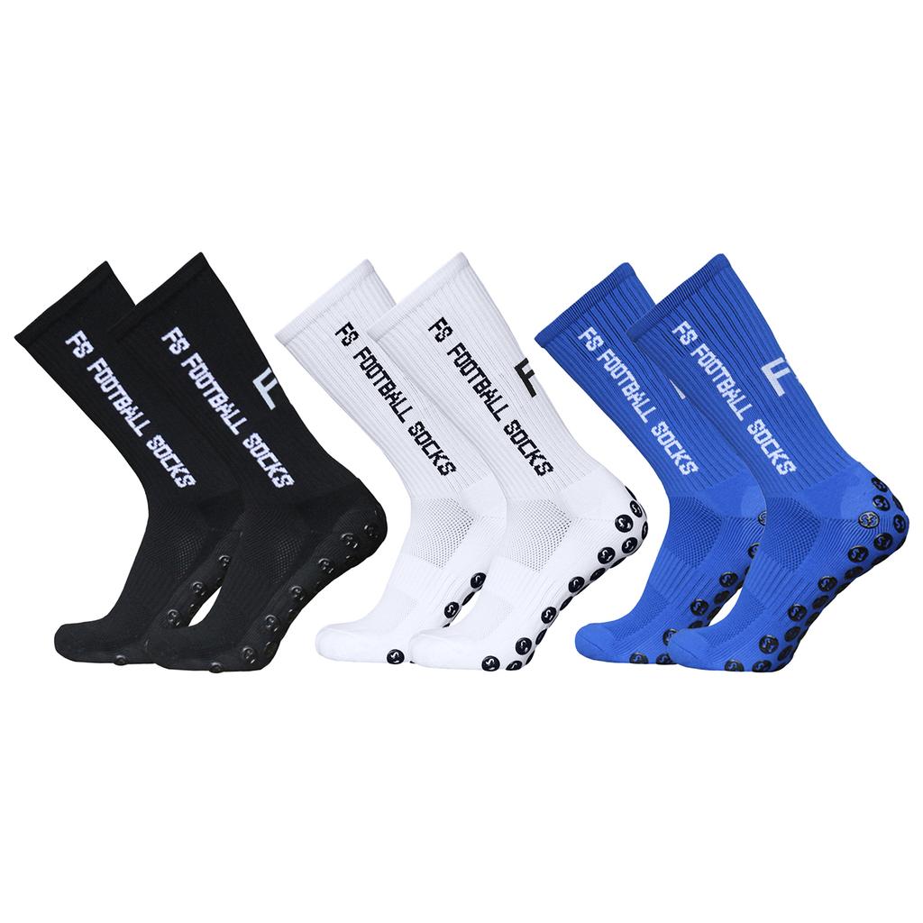 running socks 3 Pairs Outdoor Sports Running Socks Stretch Socks Athletic Football Soccer Socks Anti Slip Socks with Grips socks