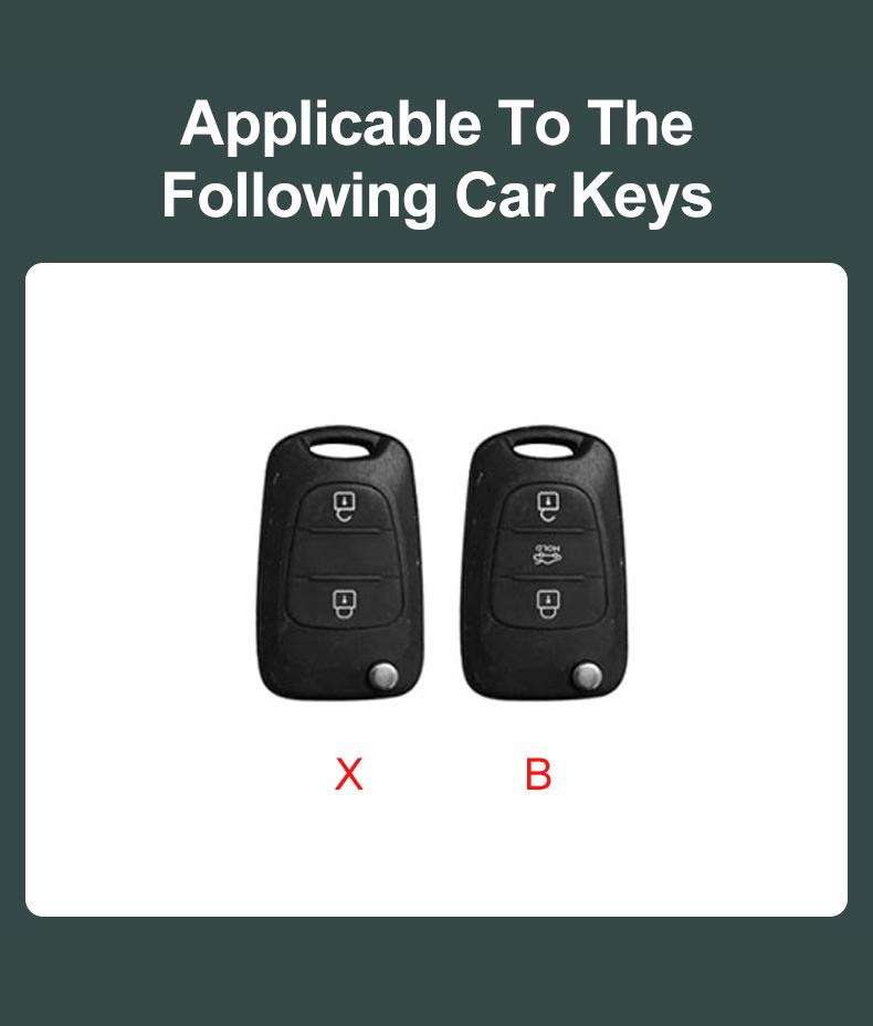 Car Flip Key Case Cover Shell Bag Holder For Kia Soul Venga Picanto K2 K5 Rio 3 Sorento Ceed Sportage Cerato Optima Accessories kxnhz00