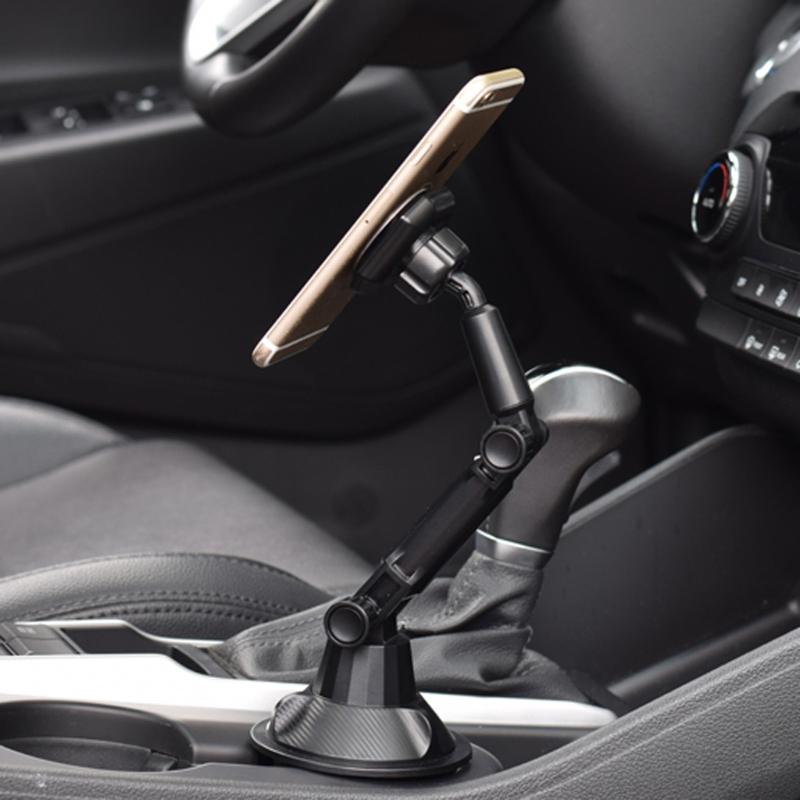 Magnetic Phone Holder Installation of Water Cup in Car for iPhone 16 15 14 13 12 Samusng Xiaomi 360° Rotation Cell Moun