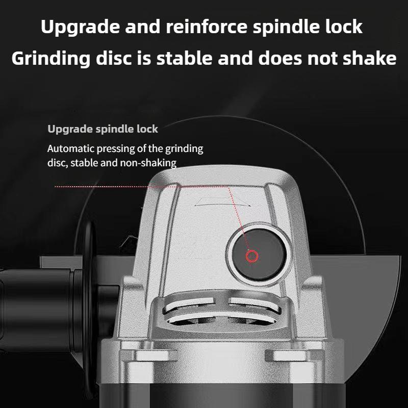 High Power Electric Angle Grinder Portable Handheld Cutting Machine Rechargeable Multifunctional Polishing Machine