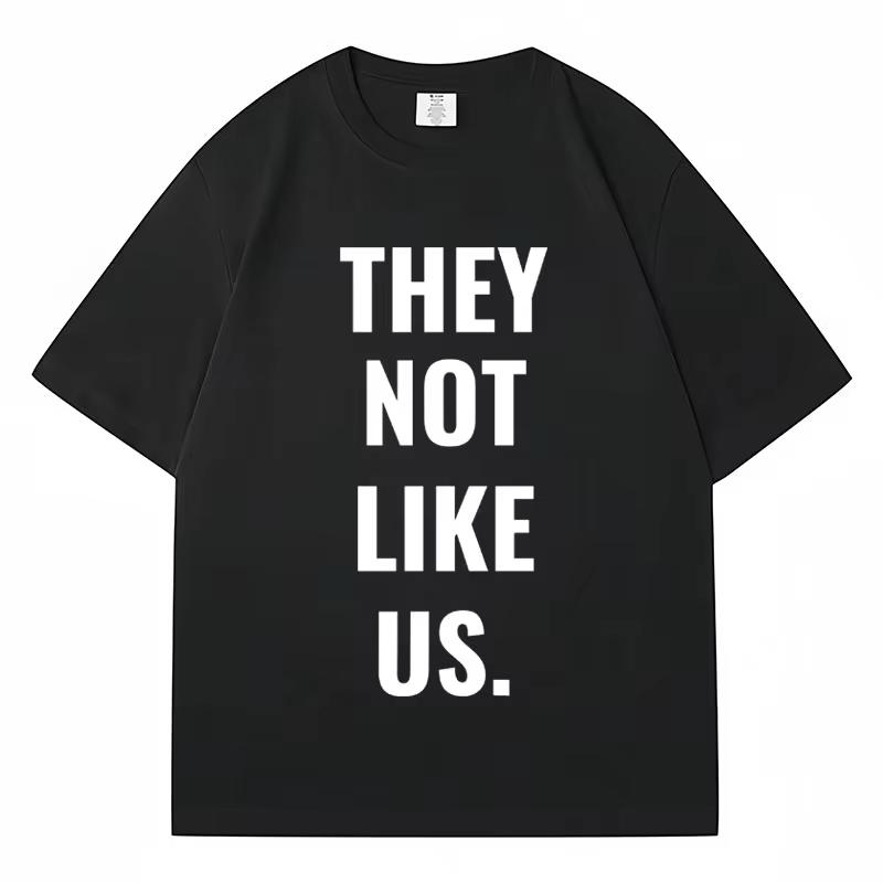 Streetwear Kendrick Lamar They Not Like Us T-Shirt New Song Album Tees RAP HIP HOP Oversize Fans Gift Unisex Fashion Casual Tops