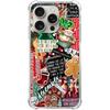 Christmas Aesthetic Collage Case Compatible with iPhone 16 Pro, Aesthetic Winter Holiday Case for iPhone 16 Pro, Trendy Cool TPU Bumper Case Cover