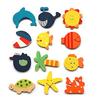 12Pcs/Set Cute Fridge Magnet Wooden Cartoon Shape Educational Toys for Baby Kids