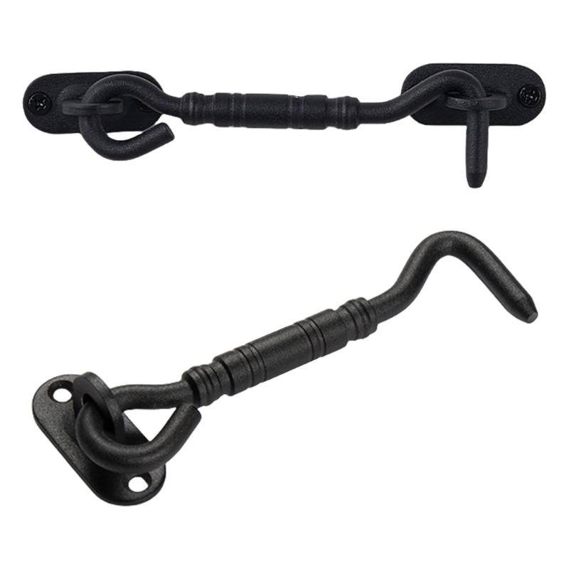 Strong Steel Hook with Screws Corrosion Proof Finish Metal Hanging Hook set for Humid Environment Farm Shed Storage