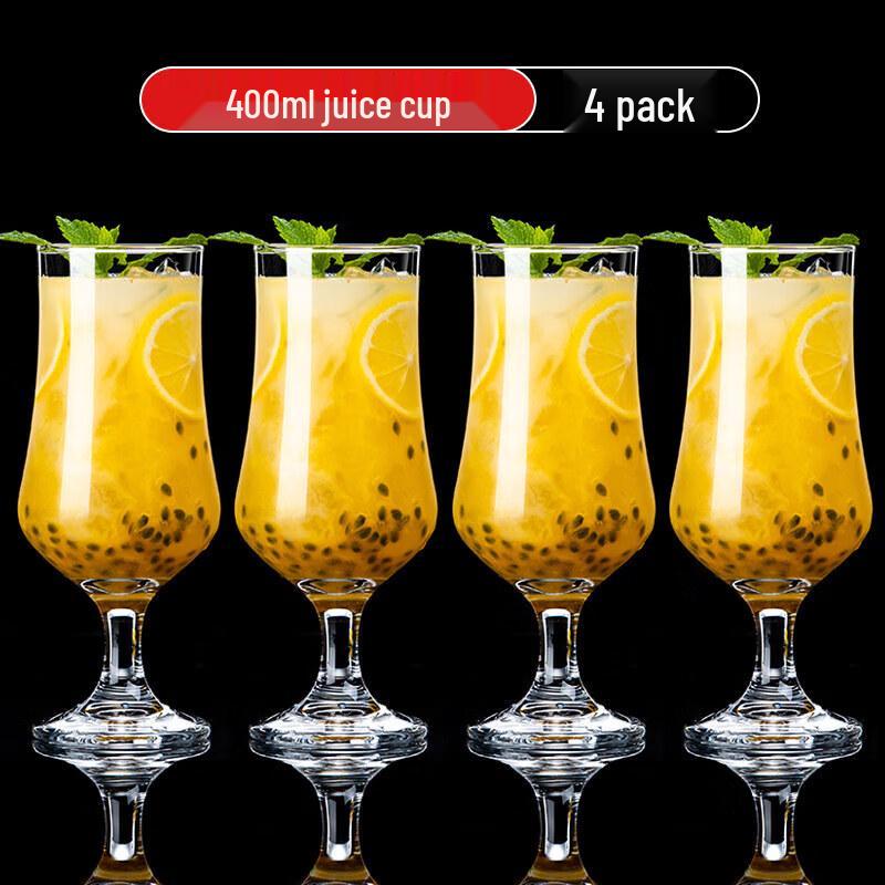 Star-Marked Premium Large Capacity Glass Beverage & Cocktail Cup