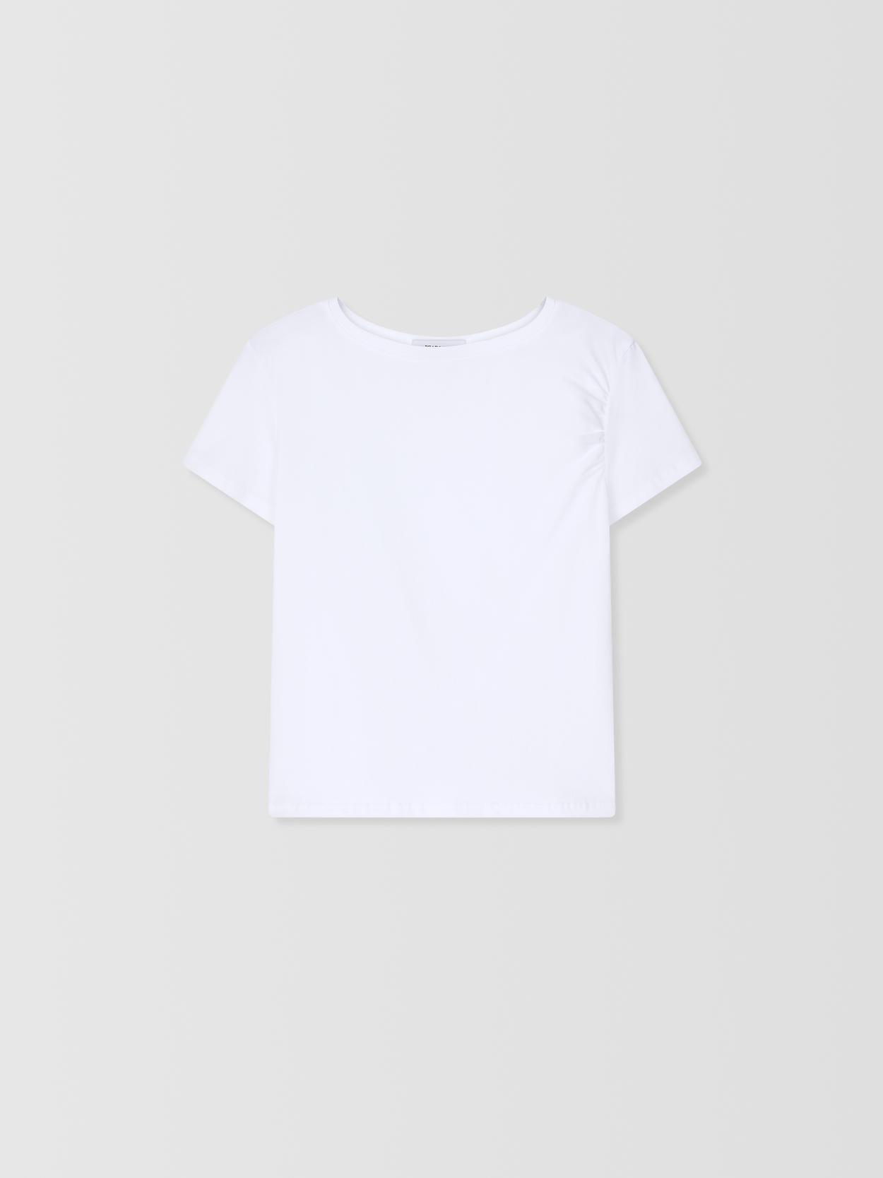 Read Read Shelly Shirred T-Shirt_White Free