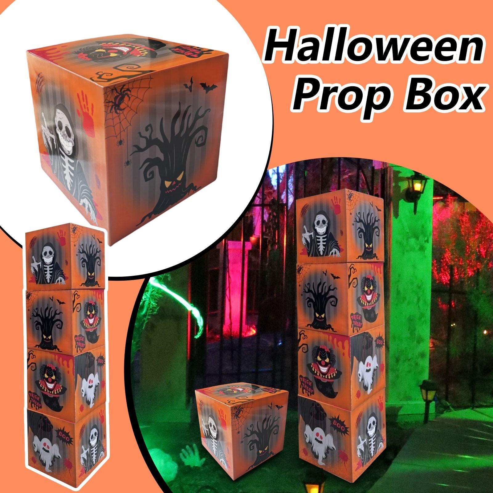 

Halloween Orange Box Set Party Decoration Pumpkin Holiday Party Arrangement One Size