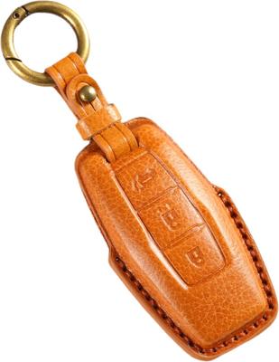 New Outlander Triton LC2T Released In 2024 Key Cover Genuine Leather Mitsubishi Outlander Smart Key Case New Outlander PHEV Key Cover Gn0w Key Case