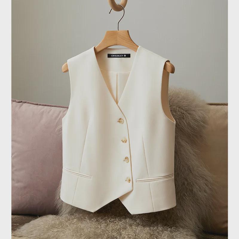 

Женский модный жилет с принтом лошади – Универсальная, стильная верхняя одежда для весны и осени Medium абрикосовый/белый