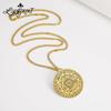Wicca 7 Archangels Sigil Charm Necklaces Men Women Seal of Solomon Pendant Supernatural Protection Amulet Magic Talisman Jewelry