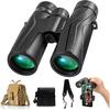 Compact Binoculars for Adult & Kids,Lightweight High-Powered 12x32 Binoculars for Bird Watching,Travel, and Adventure,Crystal Clear Optics,IPX7