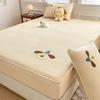 New Class A raw Cotton Polished Cartoon Wind Towel Embroidered Padded Mattress-Cute Pet Series Single-Piece Mattress