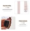 Originální kožený tenký řemínek s vzorem liči pro Apple iWatch