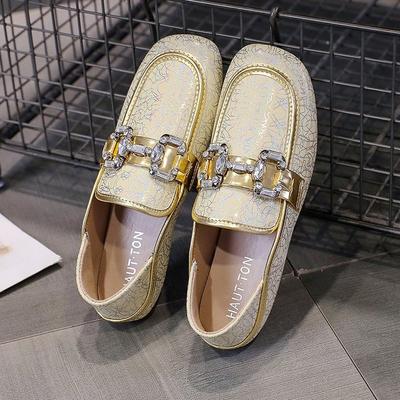 New Full Of Drill Flat Shoes Spring Summer Women Soft Bottom Single Shoes Female Luxurious Bling Casual Shoes Loafers 35-40