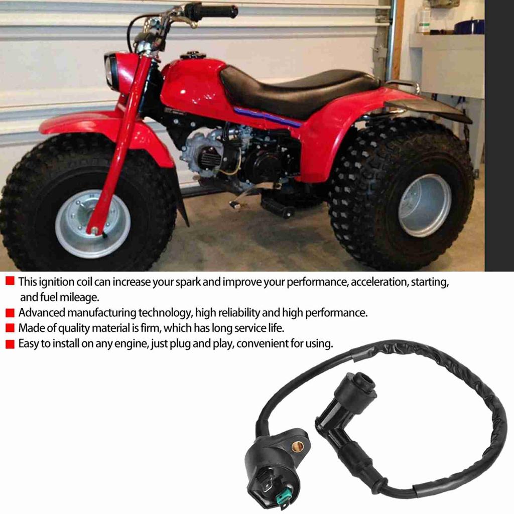 Ignition Coil Replacement Fits for Honda ATC 125 M 1985 1987 Car Auto Accessory