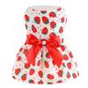 Thin Dog Dress Lightweight Princess Outfit Eye-catching Strawberry Costume  Party Dressing