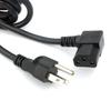 UL White US 3-Pin Power Cord for American Air Purifier Sterilizer