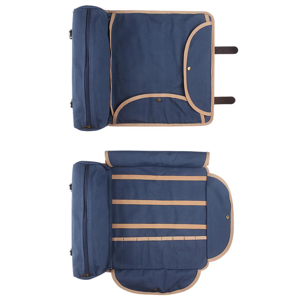 Bar Bartender Carrying Bag Creative Bartender Canvas Toolkit Pack Tools Cocktail Shaker Set Storage Bag Only