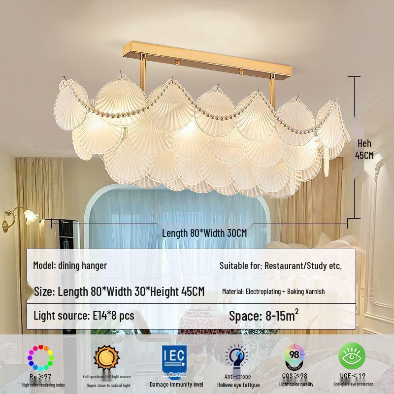 Modern French Crystal Pearl Chandelier for Living Room and Dining Room