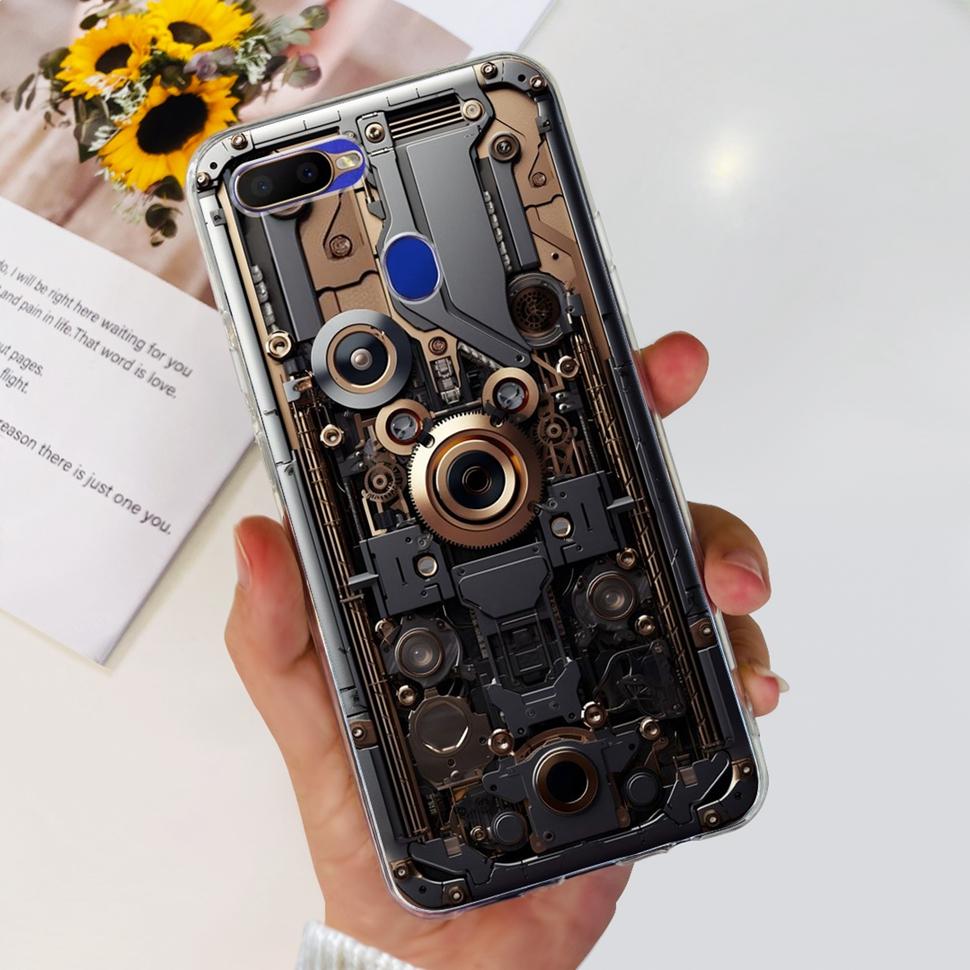 Silikon-Handyhülle für OPPO A5S Hülle AX5s CPH1909 Weiche TPU-Rückseite Für Oppo A7 AX7 CPH1901 CPH1903 Hüllen Capa Coque Fundas
