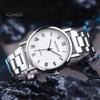 Sophisticated Men Timepiece Quart Watch Round Dial Adjustable Strap No Delay Timeless Accessory Time-checking High Accuracy Exquisite Business Formal