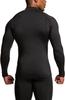 Tesla Sports and Compression Cold Inner Running Sports Thermal Men's High-Neck Undershirt, 2-Piece Set, Fleece-Lined, Moisture-Wicking, Quick-Drying,