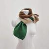 Collection of Warm and Cute Contrasting Color Rainbow Knitted Scarves for Autumn and Winter