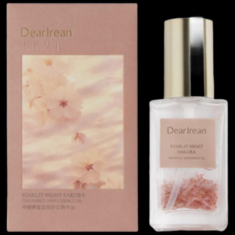 Dear lrean Night Cherry Blossom Star Scented Hair Serum Oil