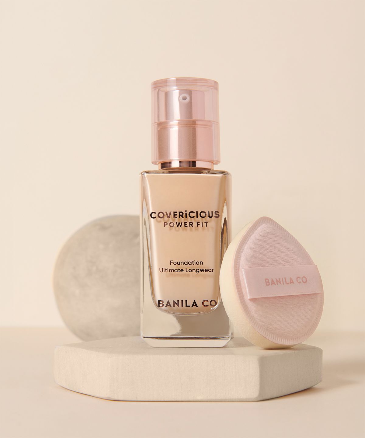 Coverlicious Power Fit Foundation + Cloud Puff 1P (+Case) 22 Natural + Cloud Puff 1P