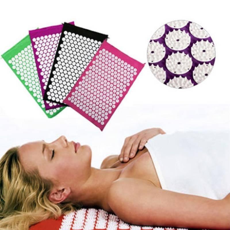 Luxurious Cotton Fabric Sponge Acupressure Mat And Pillow Set For Pain Relief And Relaxation