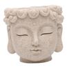 Buddha Head Flower Pot Plant Containers Decorative Statue Buddhisms Gift Planters Flower Vase for Home Kitchen Desktop Garden