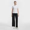 Fila Tennis Simple Classic Basic Sports Casual Comfortable Versatile Breathable Short Sleeve Polo Shirt Women tops Jade-White A11W623104FWT