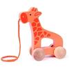 Pull Toy - HAPE INTERNATIONAL - E0906 - Yellow Giraffe - For Children 12 Months and Over - Wood